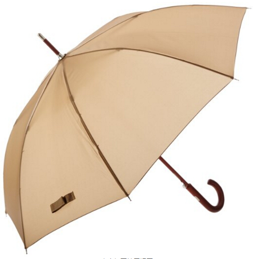 美亚直邮新低！Totes Blue Line Auto Wooden 木制手柄复古雨伞 悠悠海淘