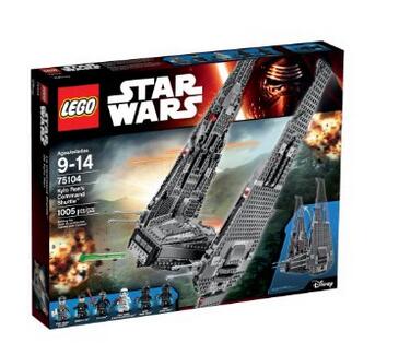 再次好价！LEGO 乐高 星球大战 75104 Kylo Ren的指挥穿梭机