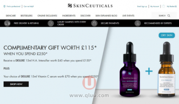 SkinCeuticals英国官网