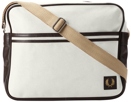 历史新低,fred perry 弗雷德佩里男士帆布斜挎包
