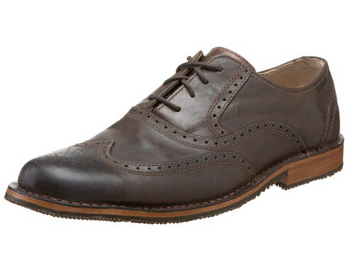 sebago 仕品高vibram大底男士烤花牛津皮鞋