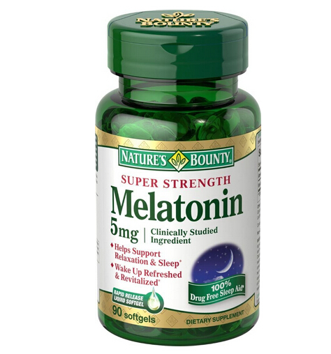 历史新低,natures bounty 自然之宝强效褪黑素 5mg*90片*3瓶