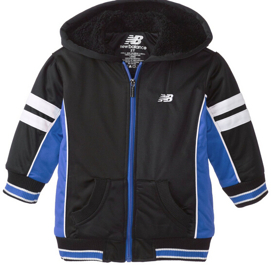 反季囤货newbalance新百伦男童抓绒保暖外套