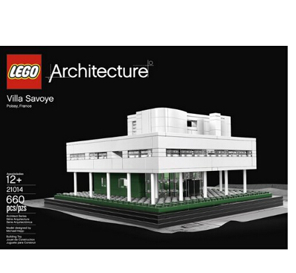 补货新低lego乐高建筑系列21014萨伏伊别墅