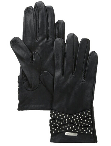 calvin klein卡尔文·克莱恩 女士全真皮手套