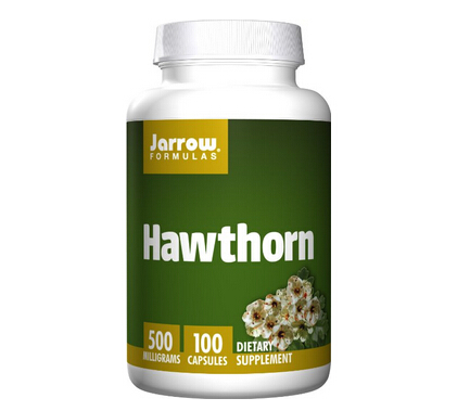 心血管保健品!jarrow formulas 杰诺山楂有机抗氧化胶囊 500mg*100粒