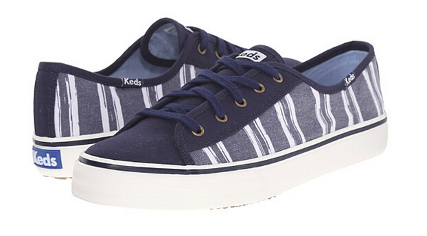 keds 女士系带帆布鞋 全场无门槛免邮,下午2点结束