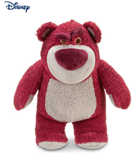 西集网特价disney迪士尼玩具总动员lotso草莓熊毛绒公仔中号