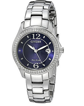 好价再来citizen西铁城ecodrivefe114086l女士光动能腕表