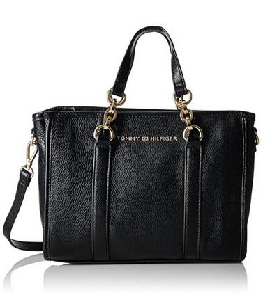 tommy hilfiger 汤米希尔费格女士小号真皮手提包