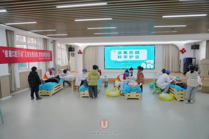 明光市人民医院口腔科开展2025年健康口腔行动儿童免费涂氟活动